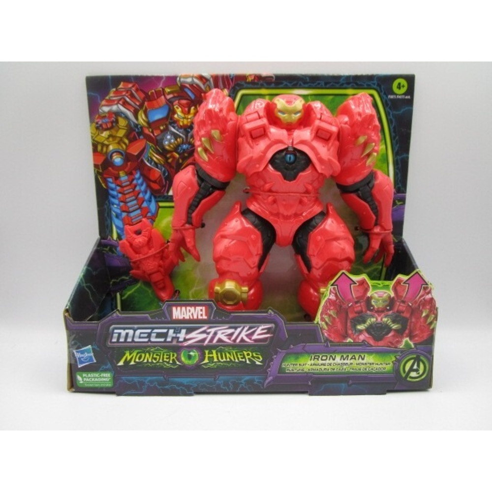 Marvel Mech Strike Monster Hunters Iron Man Action Figure Suit & Accessory